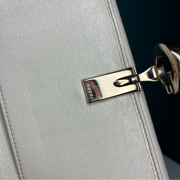 Gucci GG Monogram Cream Canvas & Leather Bifold Long Wallet - Picture 10 of 16